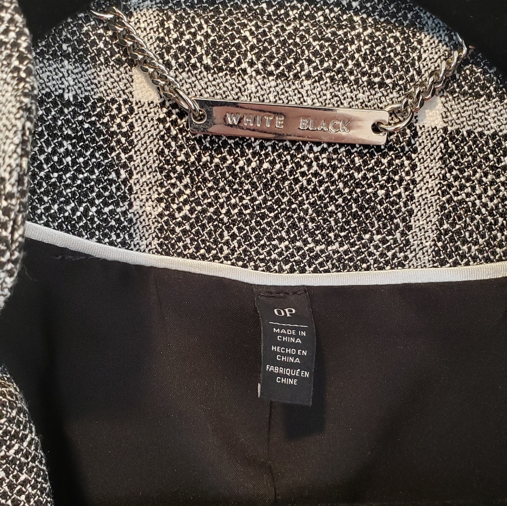 WHBM Windowpane Jacket - Picture 3 of 4